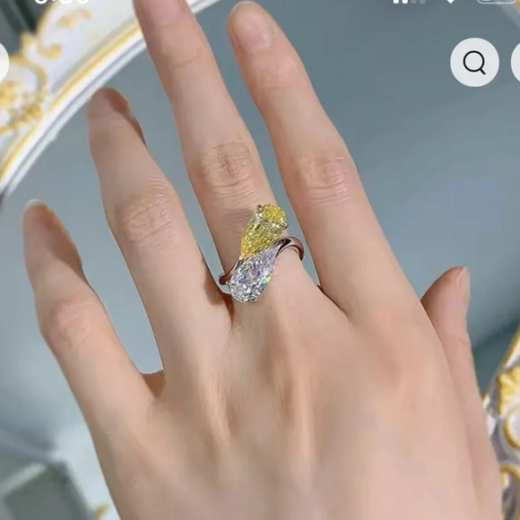 Water Drop ring - Picture 1 of 7